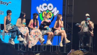 230820 KCON POP UP TALK with (G)I-DLE @ KCON STAGE | KCON LA 2023 Day 3 [4K Fancam]