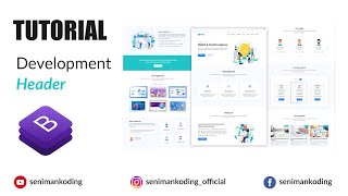 Tutorial Development Template Website Agency with Bootstrap #Header