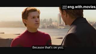 Learn English/Movies with English subtitles - Tony Stark  Spider-Man | Spider-Man Homecoming