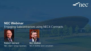 Engaging Subcontractors using NEC4 Contracts