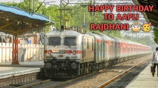 Happy 3rd Birthday to 22221/2 CR Rajdhani Express 🎂🥳। 2 in 1 speedy actions of Aapli Rajdhani🔥⚡