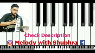 Main Tumhara Piano Cover with Keyboard Lesson | Dil Bechara Song | Instrumental Hindi Piano Song |