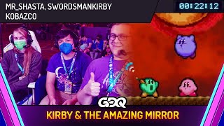 Kirby & The Amazing Mirror 3 Player Co-op in 22:12 - Awesome Games Done Quick 2024