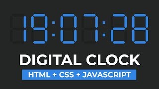 7 Segment Digital Clock - HTML + CSS + JS