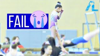 GYMNASTICS FAIL | How does a gymnast bounce back after taking a hard fall?