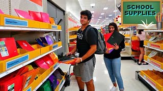 LAST MINUTE SCHOOL SUPPLIES SHOPPING /THE FIRST DAY OF SCHOOL  VLOG #226