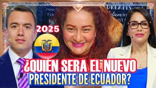 QUIÉN SERA EL PRÓXIMO PRESIDENTE DE ECUADOR 2025 ¿DANIEL NOBOA O LUISA GONZÁLEZ.#tarot  #prediccion