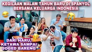 GILANYA PESTA TAHUN BARU DI SPANYOL SAMA KELUARGA INDONESIA😭😂🥳