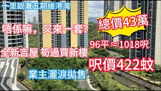 【十里銀灘五期維港灣】總價43萬上車1018呎|全新吉屋 爽過買新樓|三房兩廳兩衛#十里銀灘#大灣區退休#大灣區樓盤#維港灣