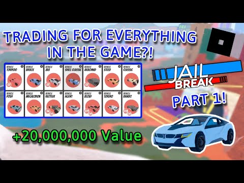 Trading For EVERY Item In The GAME?! (PART 1) *ROBLOX JAILBREAK*