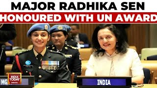 Major Radhika Sen Receives UN Military Gender Advocate Of The Year Award | India