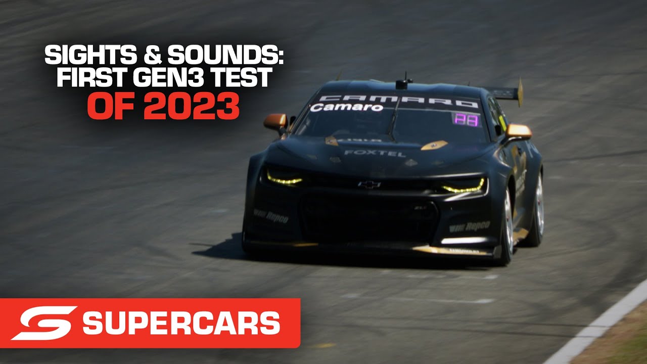 Sights & Sounds: First Gen3 Test Of 2023 | Supercars 2023 - YouTube