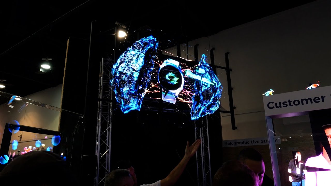 Hypervsn Smartv 3d Holographic Hologram Display Ces 2023 Youtube