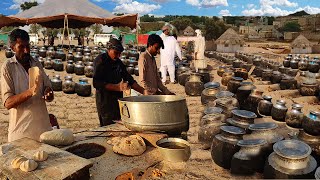 Biggest & Traditional Marriage Ceremony in Desert Village || Cooking Food for 5000 Peoples 😮