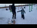 tobogganing in canada l activities on winter ❄️