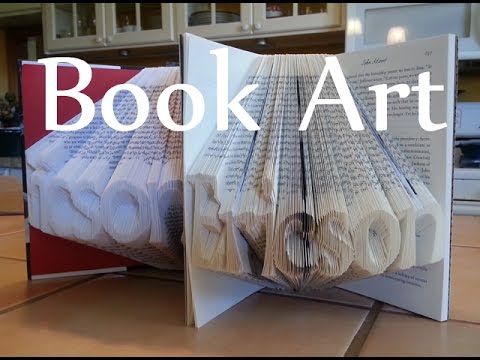 Folded Book Art - Detail Folded Book Art - Detail