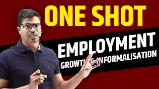 Employment | Detailed ONE SHOT | Class 12 Indian economic development | Board ex