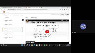 Open Session - Week 4 (Maths II)