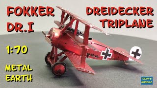 Fokker Dr.I - Dreidecker  - Metal Earth - 1:70