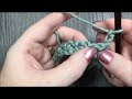 moss stitch how to crochet