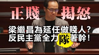 20200824C【正賤揭怒】梁繼昌為延任做賤人？反民主黨全力「隊」著幹！｜正向的天空