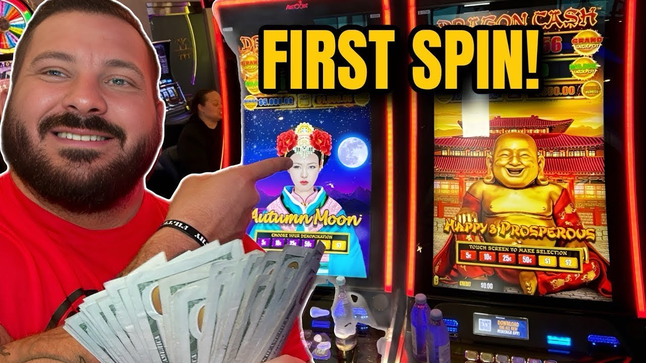 1st Spin Jackpot Dragon Link Youtube