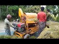 Paddy threshing machine. How to thresh paddy by machine.Daily Life Of The Village Farmer