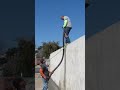 This Is How You Fill A Wall With Concrete!