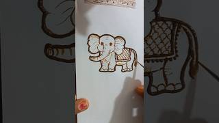 Baby Elephant mehandi designs trick #new #viral step by step mehandi designs 🐘🐘🐘🐘🐘🐘