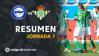 Resumen de Deportivo Alavés vs Real Betis (0-1)