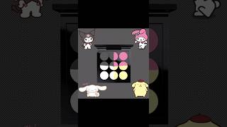 kuromi, cinnamoroll, my melody, pompompurin makeup palette #cupid #sanrio