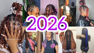 ‼️2026 Best Knotless Braids With Beads Ideas🔥Most Trending Beaded hairstyles