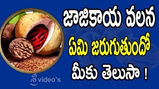 జాజికాయ వలన ఏమిజరుగుతుందో మీకు తెలుసా / Amazing Health Benefits Of Nutmeg (JAJIKAYA)