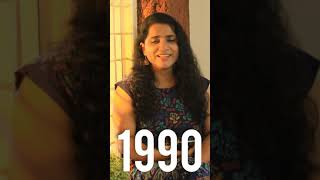 cover songs malayalam | 1990 | #Shorts Rini Vimal Cover