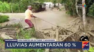 Santander está en alerta por el aumento de las lluvias | RTVC Noticias