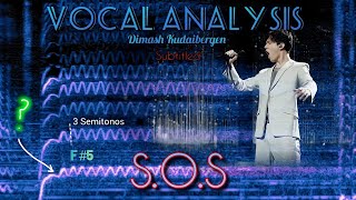 Vocal Analysis - Dimash Kudaibergen - SOS. Scientific and spectral method. Subtitles.