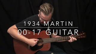 Vintage Martin 00 17 Guitar by Guitar Gallery