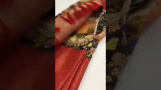 Restocked kalamkari sarees cost 1550 | whatsup 9515412243 #onlineshopping #shorts #viralvideo