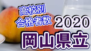 岡山県立大学高校別合格者数ランキング2020【ゆっくり読み上げ】