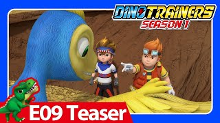 【DinoTrainers S1 Teaser】E09 Who Can Save Us? | Dinosaur for Kids | T-Rex | Cartoon | Robot | Toys