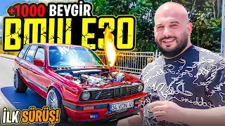 +1000 BEYGİR BMW E30 İLK SÜRÜŞ | VLOG