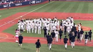 オリックス 中嶋監督の胴上げ！！