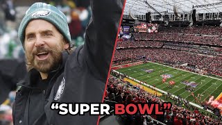 Bradley Cooper and Daughter Lea Cheer on Eagles' Victory | Entertainment news