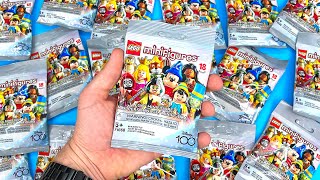 LEGO Disney 100 Collectible Minifigures - 18 Packs Opening