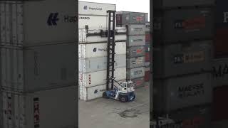 Time-lapse Container Stacker