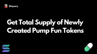 Get Newly Created Pump Fun Token Details