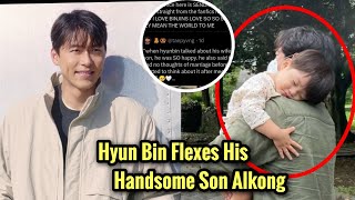 Hyun Bin Flexes His Handsome Son Alkong—The Internet Is Obsessed!🥰