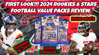 WORLD PREMIER! 2024 ROOKIES AND STARS VALUE PACKS! PANDORA CHASE, QB GREEN PARALLEL PULLS! #panini