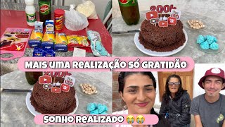 MAIS UM SONHO REALIZADO|| MUITA GRATIDÃO + ORGANIZEI UMA FESTA DE 200K |MEGA CONQUISTA + COMPRINHAS