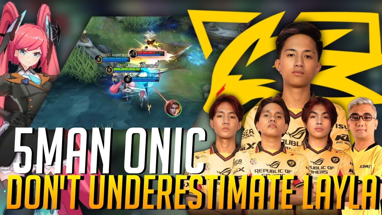 5man Onic Ph Don T Underestimate Layla In Immortal Rank Youtube